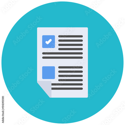 Test Result icon vector image. Can be used for Software Testing.