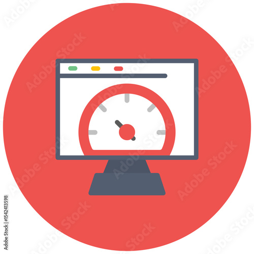 Test Run icon vector image. Can be used for Software Testing.