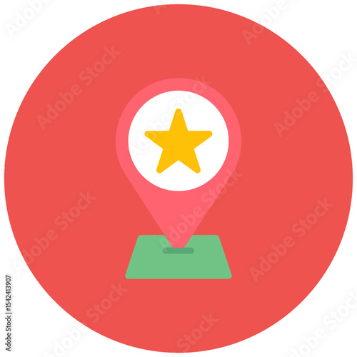 Venue icon vector image. Can be used for Track and Field.