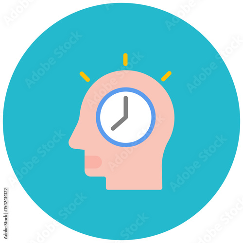 Impatience icon vector image. Can be used for ADHD.