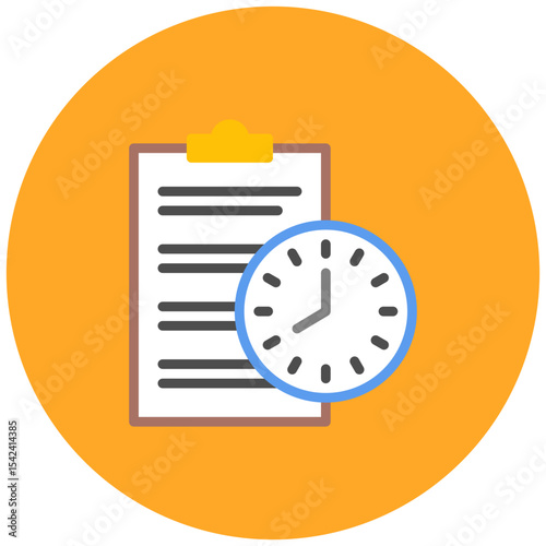 Time Management icon vector image. Can be used for ADHD.