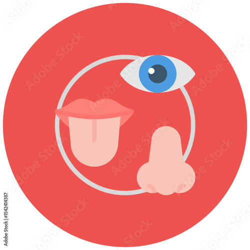 Sensory Sensitivity icon vector image. Can be used for ADHD.