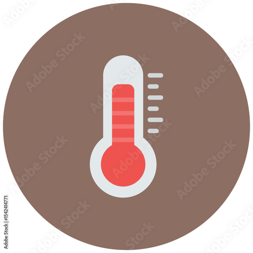 Temperature icon vector image. Can be used for Skin Burns.