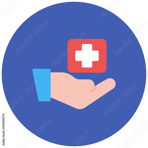 Treatment icon vector image. Can be used for Skin Burns.