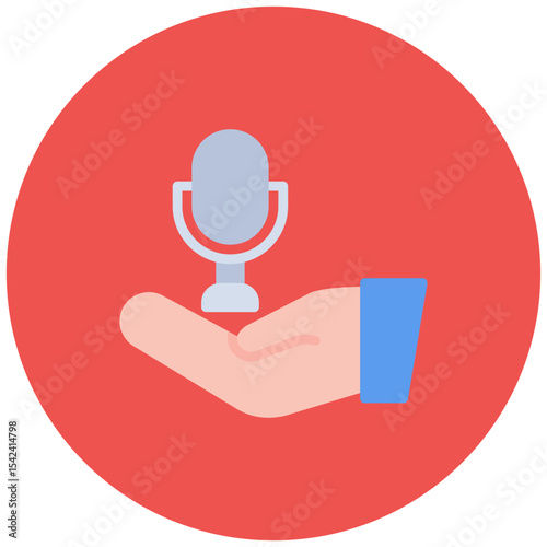 Free Speech icon vector image. Can be used for Press Freedom Day.