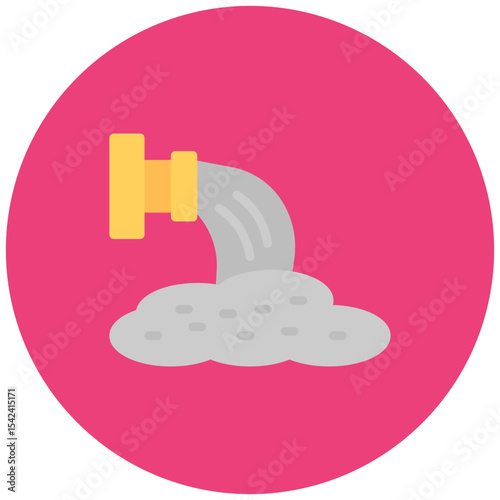Concrete icon vector image. Can be used for Raw Metrial.