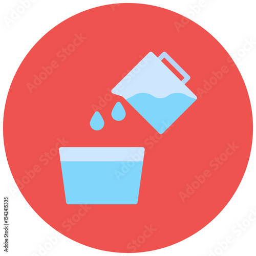 Resin icon vector image. Can be used for Raw Metrial.