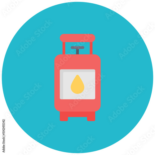 Propane icon vector image. Can be used for Raw Metrial.