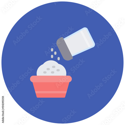 Salt icon vector image. Can be used for Raw Metrial.