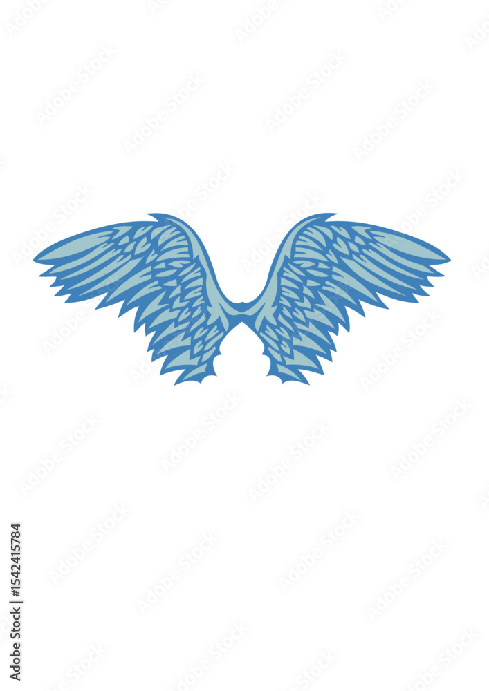 Obraz premium aile ange aille dessin