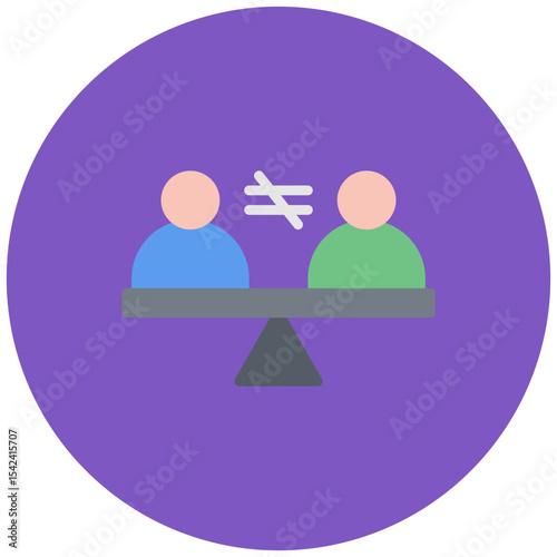 Racism icon vector image. Can be used for Bullying in Society.