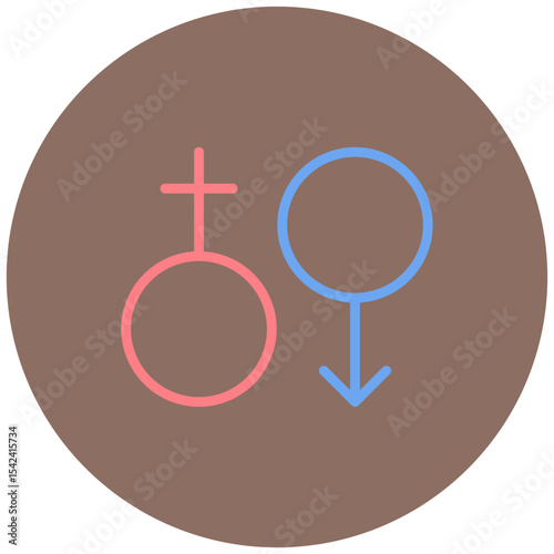 Sexism icon vector image. Can be used for Bullying in Society.