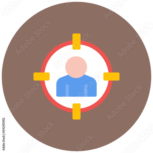 Victim icon vector image. Can be used for Bullying in Society.