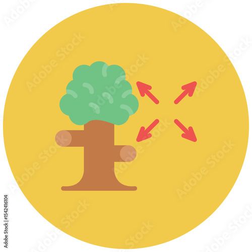Propagation icon vector image. Can be used for Inheritance.