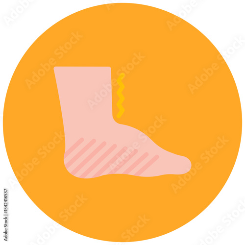 Swelling icon vector image. Can be used for Allergy Symptoms.