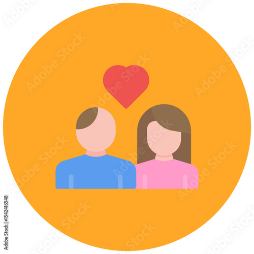 Best Friends icon vector image. Can be used for Social Relationship.