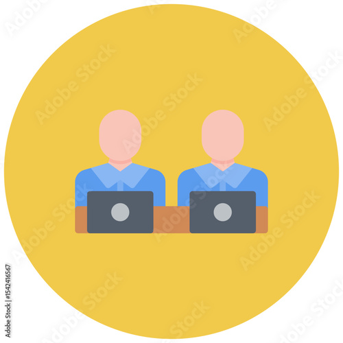 Colleagues icon vector image. Can be used for Social Relationship.