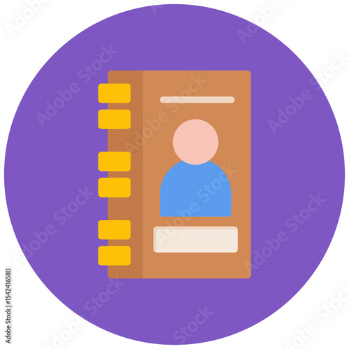 Contacts icon vector image. Can be used for Social Relationship.