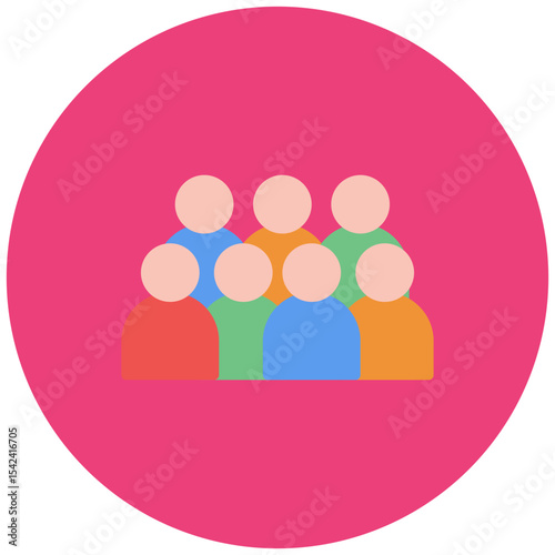 Groups icon vector image. Can be used for Social Relationship.