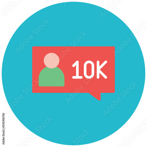 Followers icon vector image. Can be used for Social Relationship.