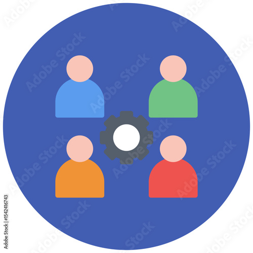 Squadmates icon vector image. Can be used for Social Relationship.