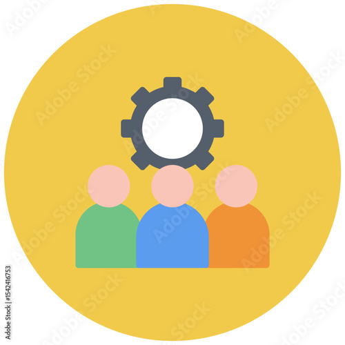 Team icon vector image. Can be used for Social Relationship.