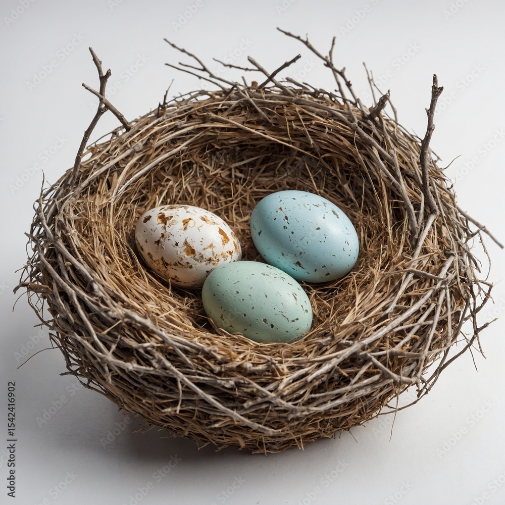 Obraz premium nest with eggs