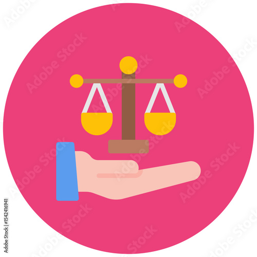 Ethics icon vector image. Can be used for Compilance and Regulation.