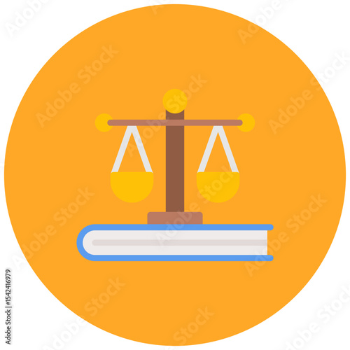 Legislation icon vector image. Can be used for Compilance and Regulation.