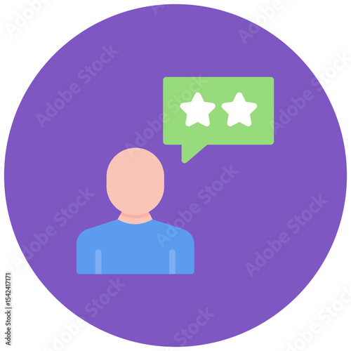 Customer Feedback icon vector image. Can be used for Market Research.