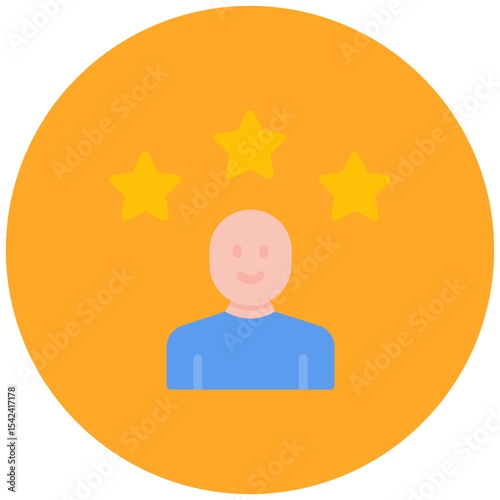 Customer Satisfaction icon vector image. Can be used for Market Research.