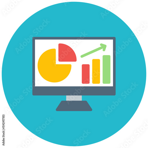 Dashboard icon vector image. Can be used for Market Research.