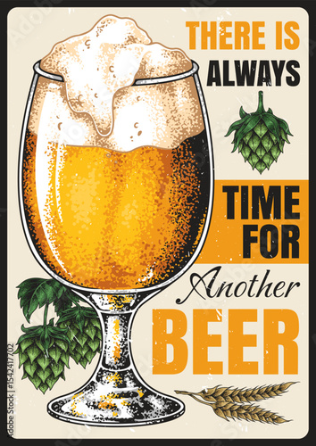 Time for another refreshing beer in hand