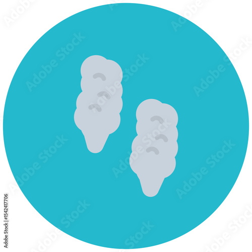 Smoke icon vector image. Can be used for Smoking.