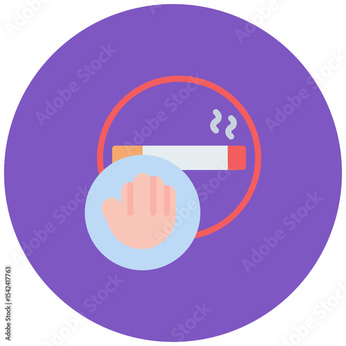 Smoking Cessation icon vector image. Can be used for Smoking.
