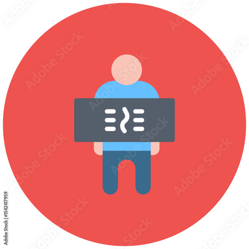 Barium Swallow icon vector image. Can be used for Medical Tests.
