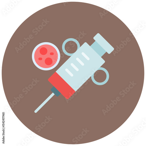 Biopsy icon vector image. Can be used for Medical Tests.