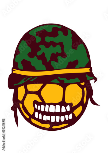 handball casque militaire ballon logo club