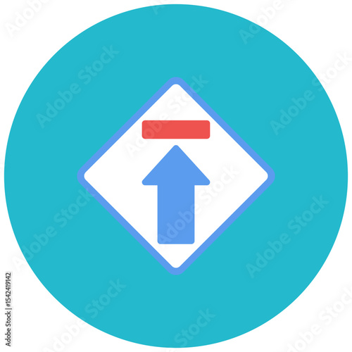 Dead End icon vector image. Can be used for Burnout.