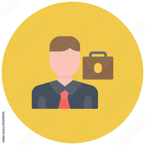 Entrepreneur icon vector image. Can be used for Urban Tribes.