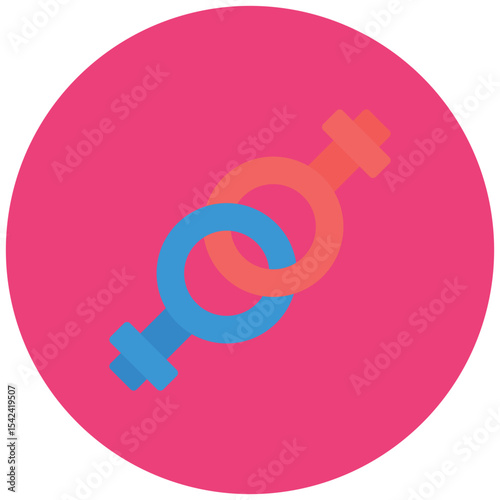 Mix and Mingle icon vector image. Can be used for Urban Tribes.