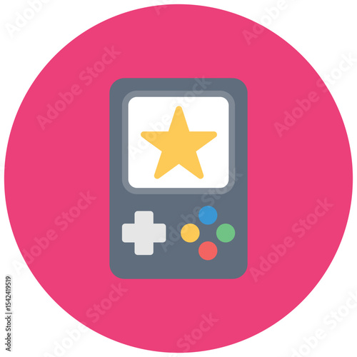 Retro Gamer icon vector image. Can be used for Urban Tribes.