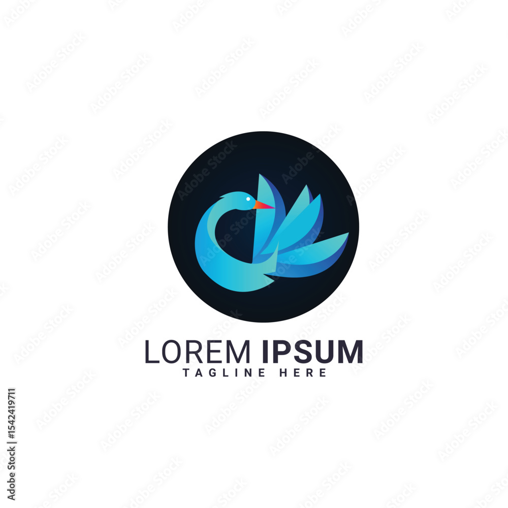 Obraz premium logo, icon, vector, symbol, design, business, illustration, sign, concept, logotype, shape, health, web, template, company, element, button, circle, people