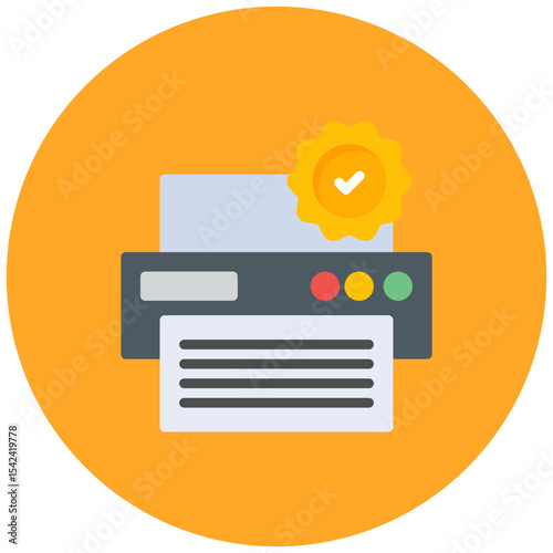 Print Quality icon vector image. Can be used for 3d Printing.