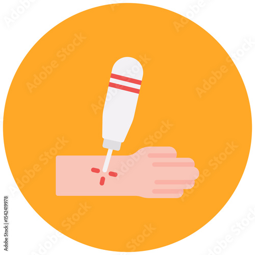 Laser Therapy icon vector image. Can be used for Plastic and Cosmetic Surgery.