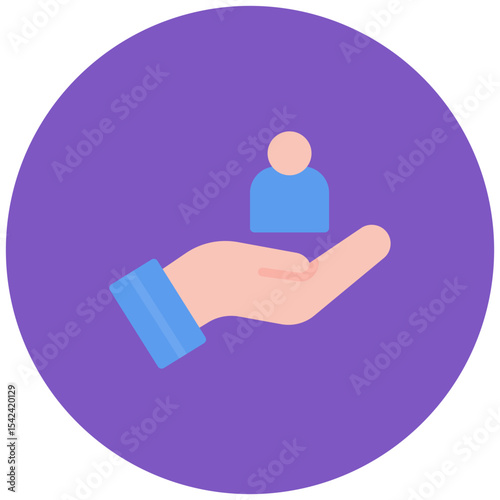 Patient Care icon vector image. Can be used for Plastic and Cosmetic Surgery.