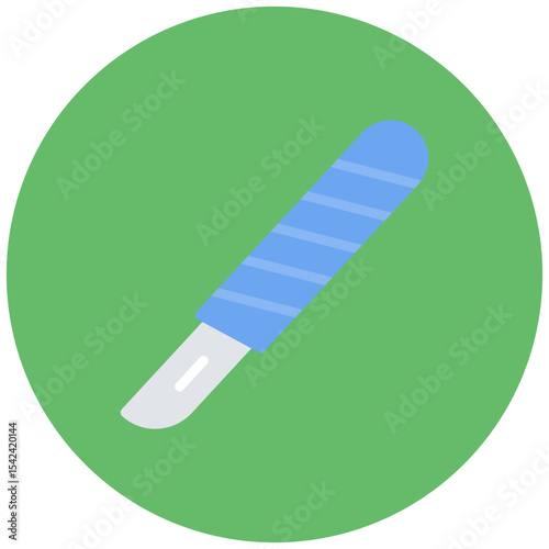 Scalpel icon vector image. Can be used for Plastic and Cosmetic Surgery.