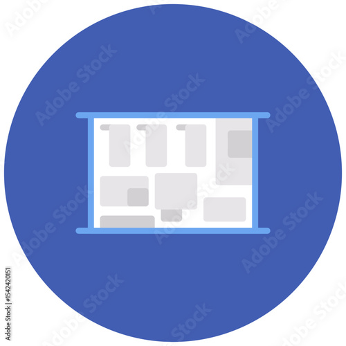 Recovery Room icon vector image. Can be used for Plastic and Cosmetic Surgery.