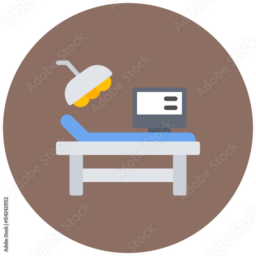 Surgery Room icon vector image. Can be used for Plastic and Cosmetic Surgery.
