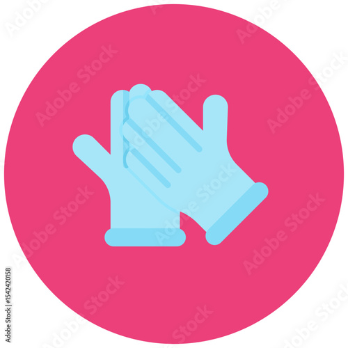 Surgical Gloves icon vector image. Can be used for Plastic and Cosmetic Surgery.